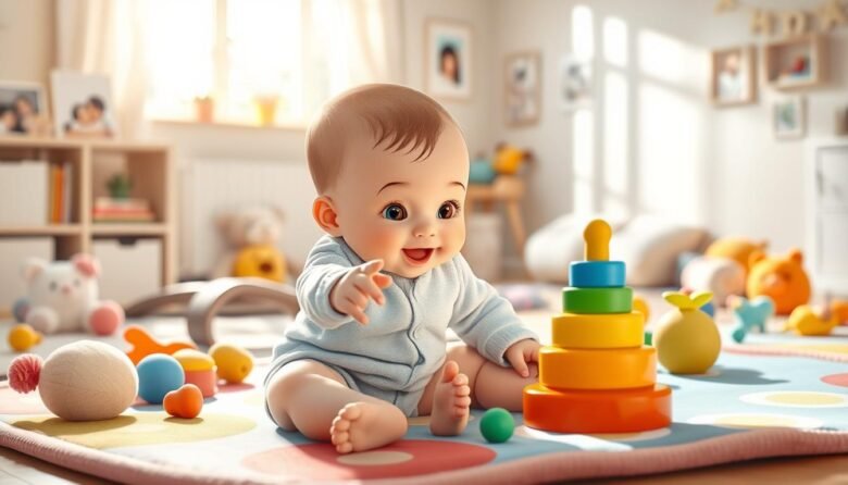 10 month old baby learning