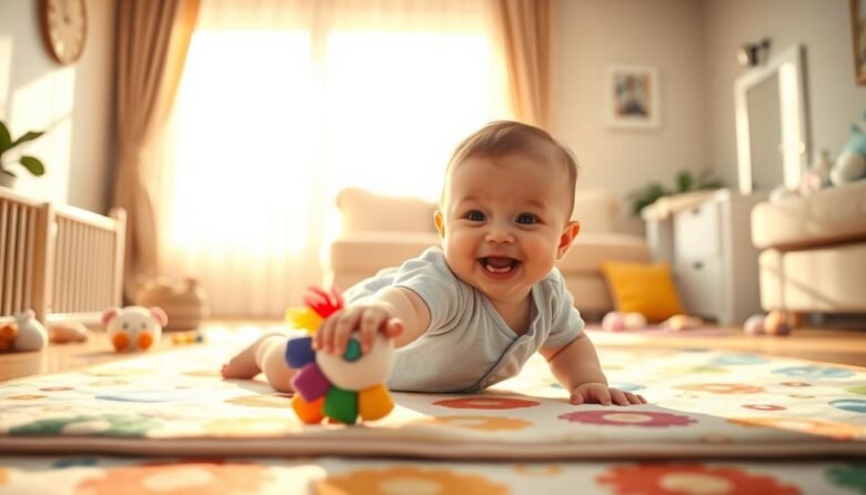 7 month old baby development