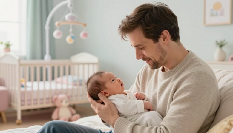 bonding with newborn as a dad
