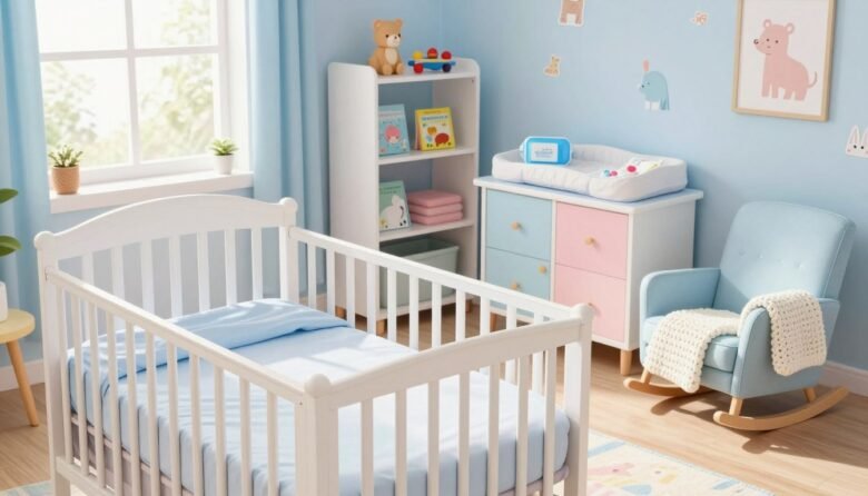 how to set up baby nursery